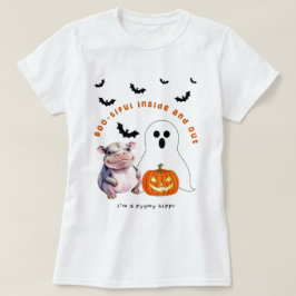 Pygmee Hippo Boo-tiful Binnen en Buiten T-shirt
