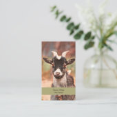 Pygmy Goat Country Boerderij Visitekaartje (Staand voorkant)