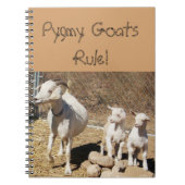 Pygmy Goat Family Notitieboek (Voorkant)