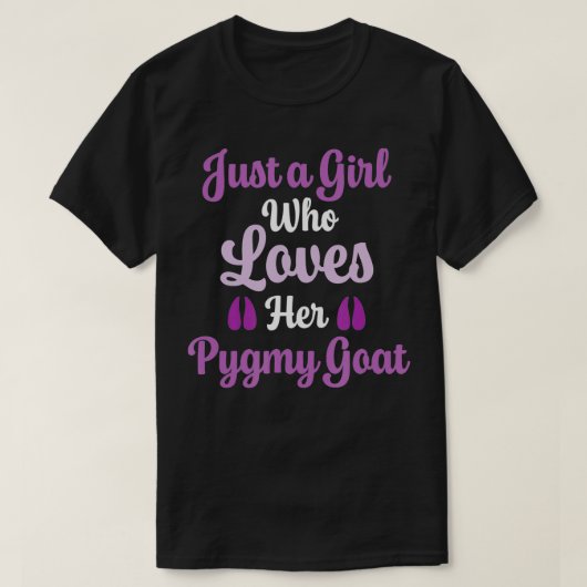 Pygmy Goat Gift voor vrouwen die van hun pygmese g T-shirt (Design voorkant)