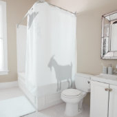 Pygmy Goat Shadow Silhouette Shadow Buddies Douchegordijn (In situ)