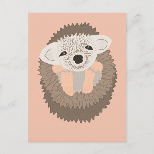 Pygmy Hedgel is zo Cute. Briefkaart (Voorkant)