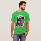 Pygmy Hippo 11 T-shirt (Voorkant volledig)