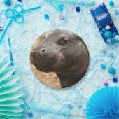 pygmy-hippo-1 papieren bordje (Feest)