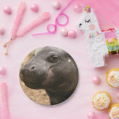 pygmy-hippo-1 papieren bordje (Feest)
