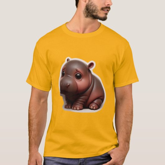 Pygmy Hippo 2 T-shirt (Voorkant)