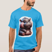 Pygmy Hippo 3 T-shirt (Voorkant)
