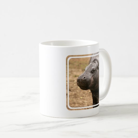 Pygmy Hippo Coffee Mok (Voorkant rechts)