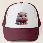 Pygmy Hippo Trucker Pet (Voorkant)