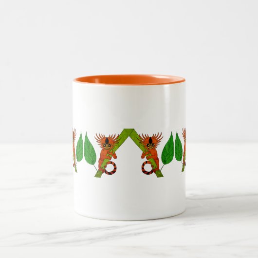 Pygmy Marmoset Tweekleurige Koffiemok (Center)