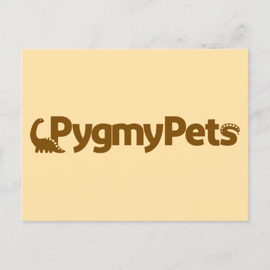 PygmyPets - Briefkaart (Voorkant)
