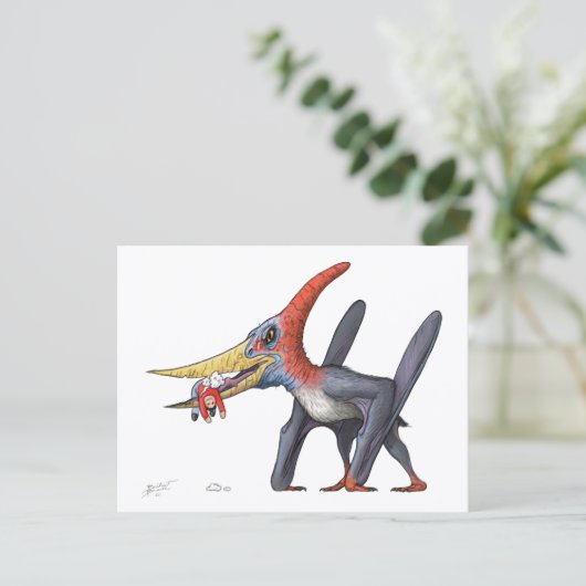 PygmyPets Pteranodon - Briefkaart (Staand voorkant)