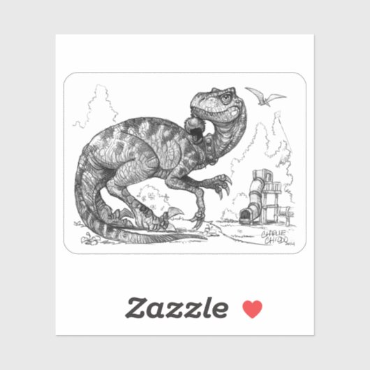 PygmyPets Raptor - Sticker (Vel)