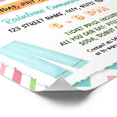 Pyjama dag flyer poster sjabloon (Hoek)