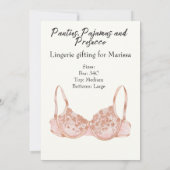 Pyjama en Prosecco vrijgezellenfeest uitnodiging (Achterkant)