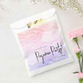 Pyjama Feest Kleurrijk Pastel Elegant Bedankzakje