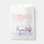 Pyjama Feest Kleurrijke Pastel Elegant  Bedankzakje (Voorkant)