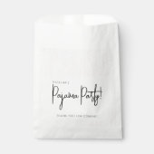 Pyjama Feest Stippen Zacht Roze Bedankzakje (Voorkant)