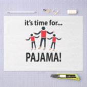 Pyjama Het Is Tijd Voor Pyjama Tissuepapier (Craft)