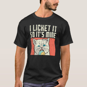 Pyjama Ice Cream Party Cat Ik Likte Het Dus Zijn M T-shirt