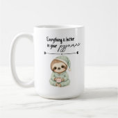 Pyjama Luiaard Alles is Beter Mok Cadeau (Links)
