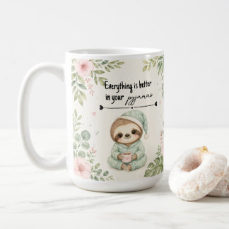 Pyjama Luiaard Alles is Beter Mok Cadeau