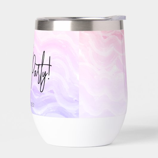 Pyjama Party Pastel Roze Paarse Modern (Links)