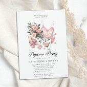 Pyjama Party PJ Lingerie Rozen Chic Vrijgezellenfe Kaart