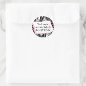 Pyjama Party Ronde Pinks Sticker (Tas)