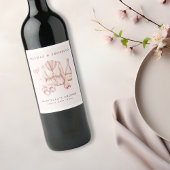 Pyjama & Prosecco Bruidsmeisje Diner Afscheid Wijn Etiket