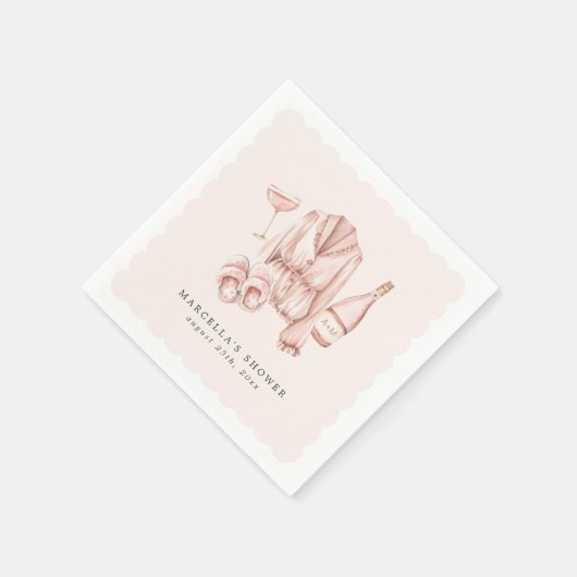 Pyjama & Prosecco Vrijgezellenfeest Bachelorette Servet (Hoek)