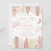 Pyjama Sleepover Verjaardagsfeest Tiener Tween Par Kaart (Voorkant)