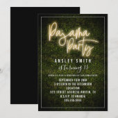 Pyjamafeest Neon Buxus Verjaardag  Kaart (Voorkant / Achterkant)