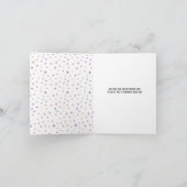 Pyjamafeest Verjaardagsfeestje Bedankkaart (Binnen)