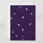 Pyjamafeest voor Meisjes Kaart (Achterkant)