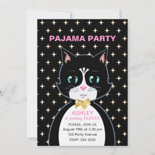 Pyjamafeestje Kaart
