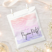 Pyjamafeestje Kleurrijk Pastel Elegant  Bedankzakje (Geknipt)