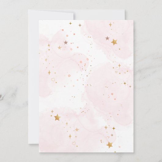 Pyjamaparty verjaardagsfeestje voor kinderen kaart (Achterkant)