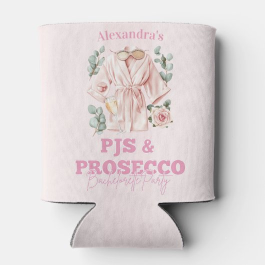 Pyjama's en Prosecco Bachelorette-feestje Blikjeskoeler (Achterkant)