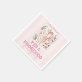 Pyjama's en Prosecco Bachelorette-feestje Servet (Hoek)