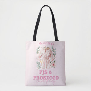 Pyjama's en Prosecco vrijgezellenfeestje Tote Bag