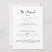 Pyjamas Prosecco Chic Bachelorette Party Route Kaart (Achterkant)