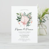 Pyjamas Prosecco Leaf Bachelorette Party Route Kaart (Staand voorkant)