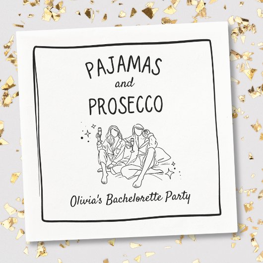 Pyjama's & Prosecco Persoonlijk Afscheid Met de Me Servet