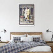 Pylades, kostuum voor "Andromache" van Jean Racine Canvas Afdruk (Insitu (Slaapkamer))