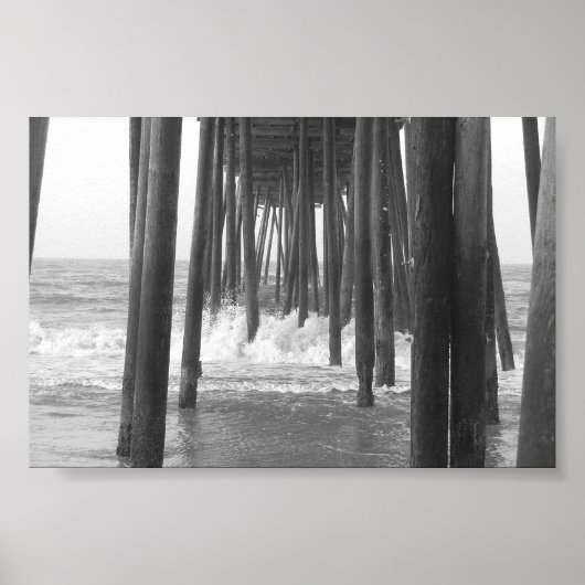 Pylons van de pier poster (Voorkant)