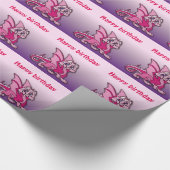 Pynky de draak cadeaupapier (Hoek)