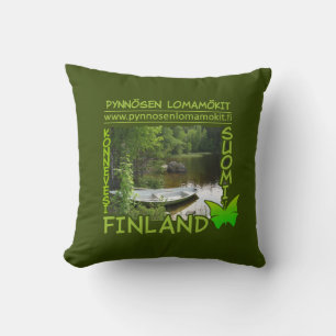 Pynnösen Lomamökit aangepaste kussen