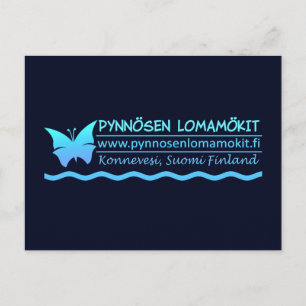 Pynnösen Lomamökit briefkaart - pas aan