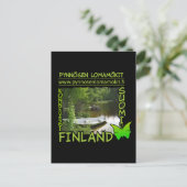 Pynnösen Lomamökit briefkaart - pas aan (Staand voorkant)